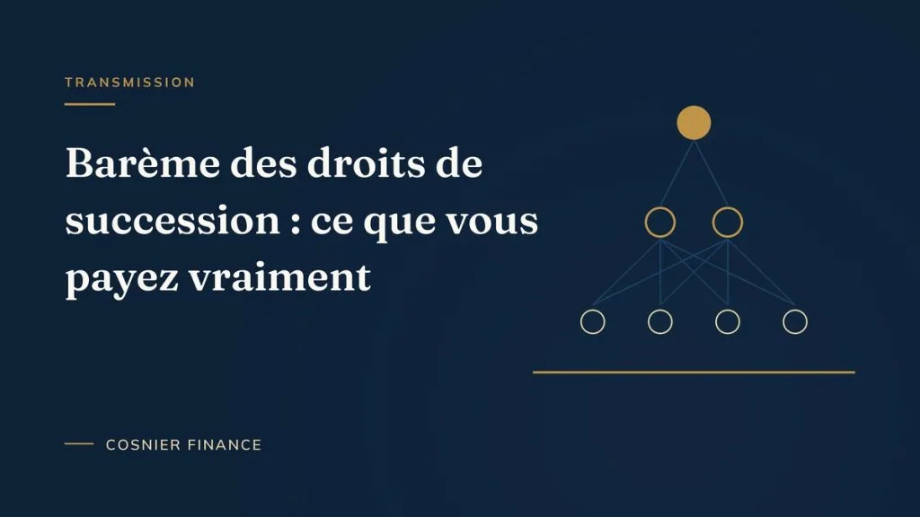 Barème des droits de succession : taux par tranche et abattements en ligne directe