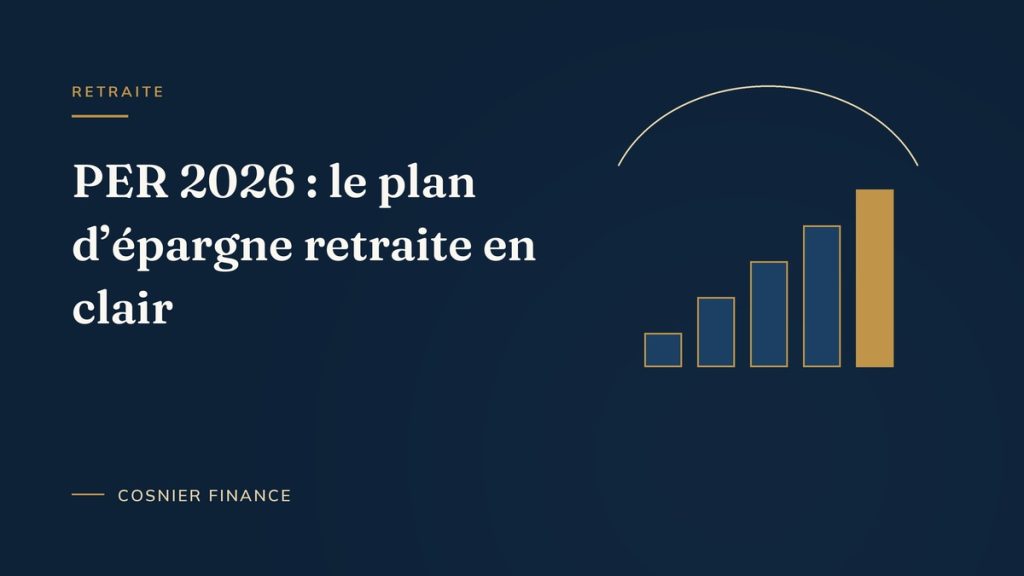 PER 2026 : plan d'épargne retraite et progression de l'épargne